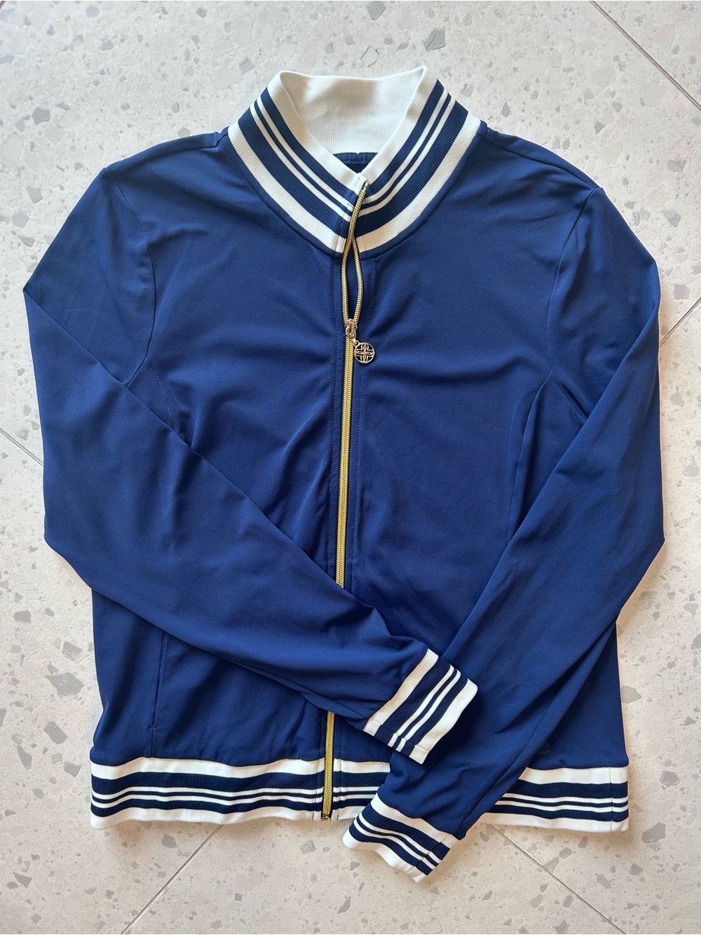 Lilly Pulitzer Luxletic Meryl Zip-Up Jacket Sweater - Size Large